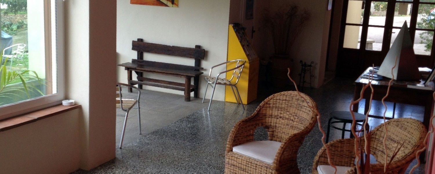 Sala de estar en el lobby