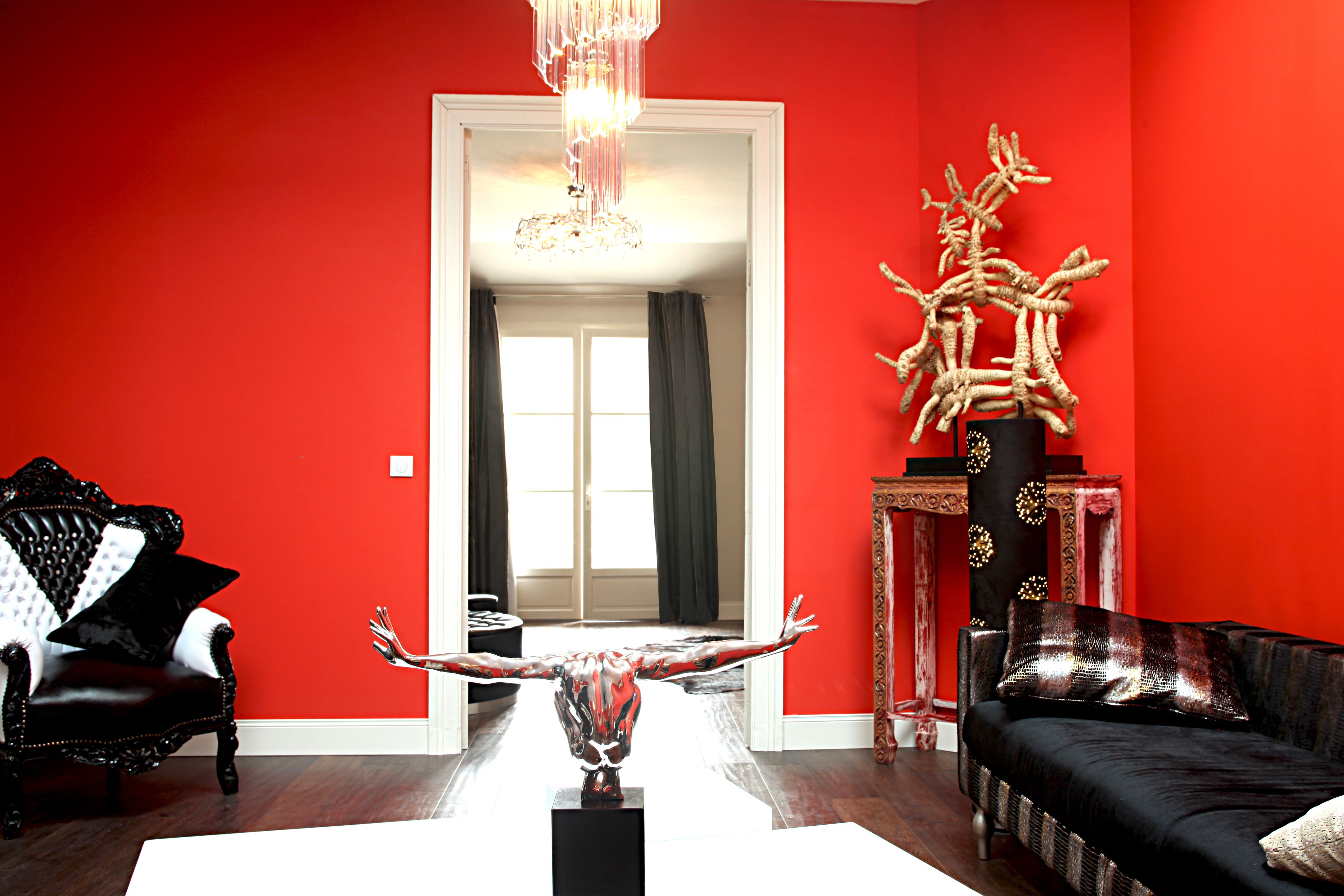 premium suite | living area | flat-screen tv, ipod dock