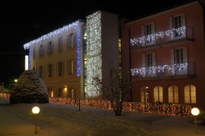 Front of property – evening/night