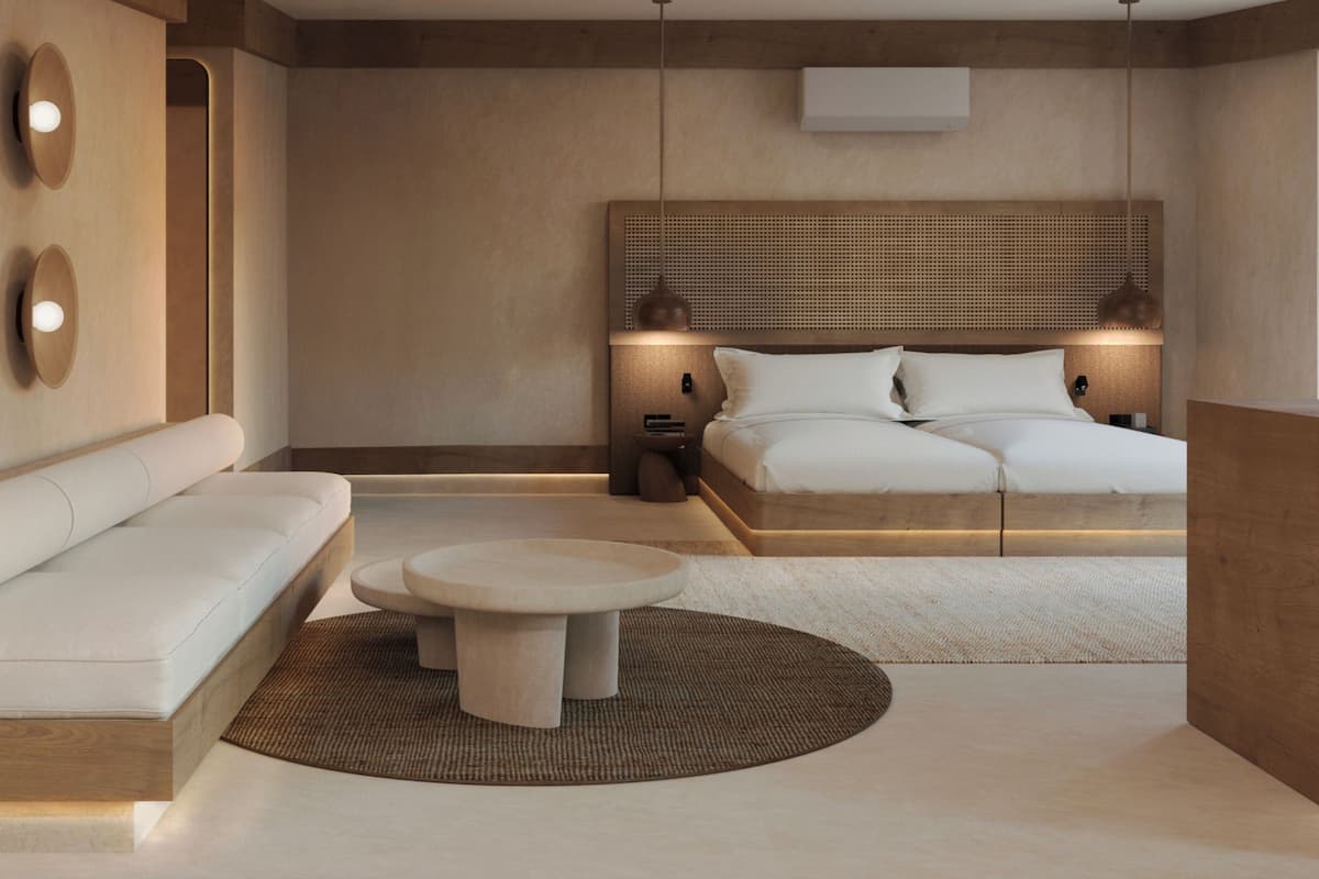 Gebar bulu kapas, bar mini, peti besi dalam bilik, Wi-fi percuma