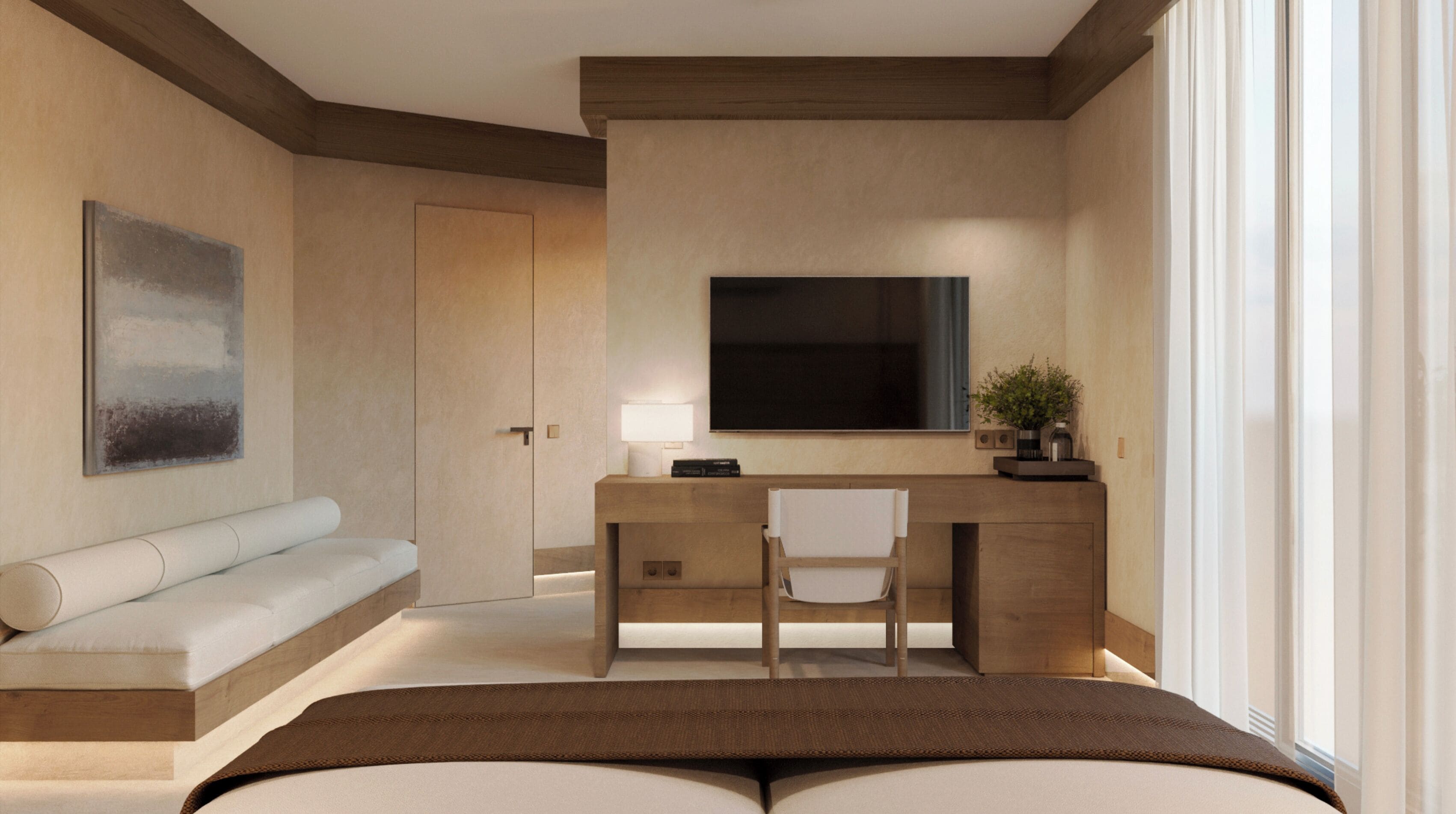 Superior-værelse | Dundyner, minibar, pengeskab på værelset, gratis Wi-Fi