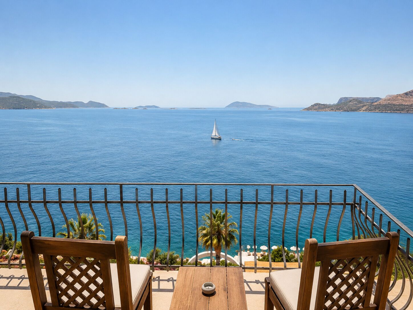 Terra Suite Sea View | Down duvets, minibar, in-room safe, free WiFi