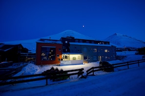 Front of property – evening/night
