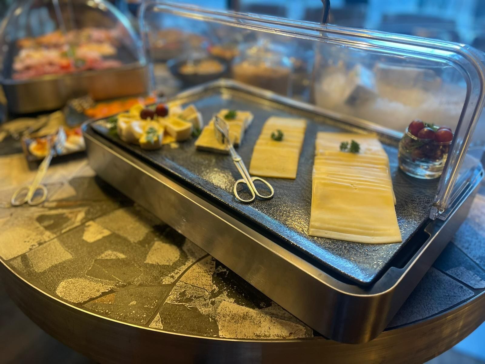daily buffet breakfast (eur 18.5 per person)