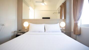 In-room safe, desk, laptop workspace, blackout drapes