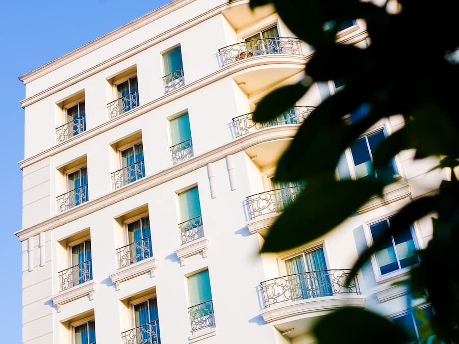 Front of property - evening/night