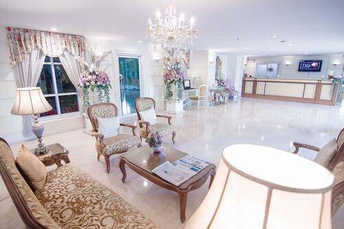 Lobby sitting area