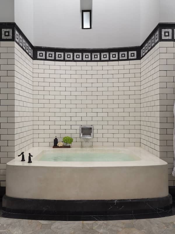 Riverside Pool Villa | Bathroom | Separate tub and shower, deep soaking tub, designer toiletries