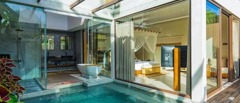 Villa Deluxe, 1 chambre, piscine privée | Vue de la chambre