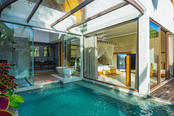 Vila Deluks, 1 kamar tidur, kolam renang pribadi | Pemandangan dari kamar