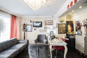 Lobby sitting area