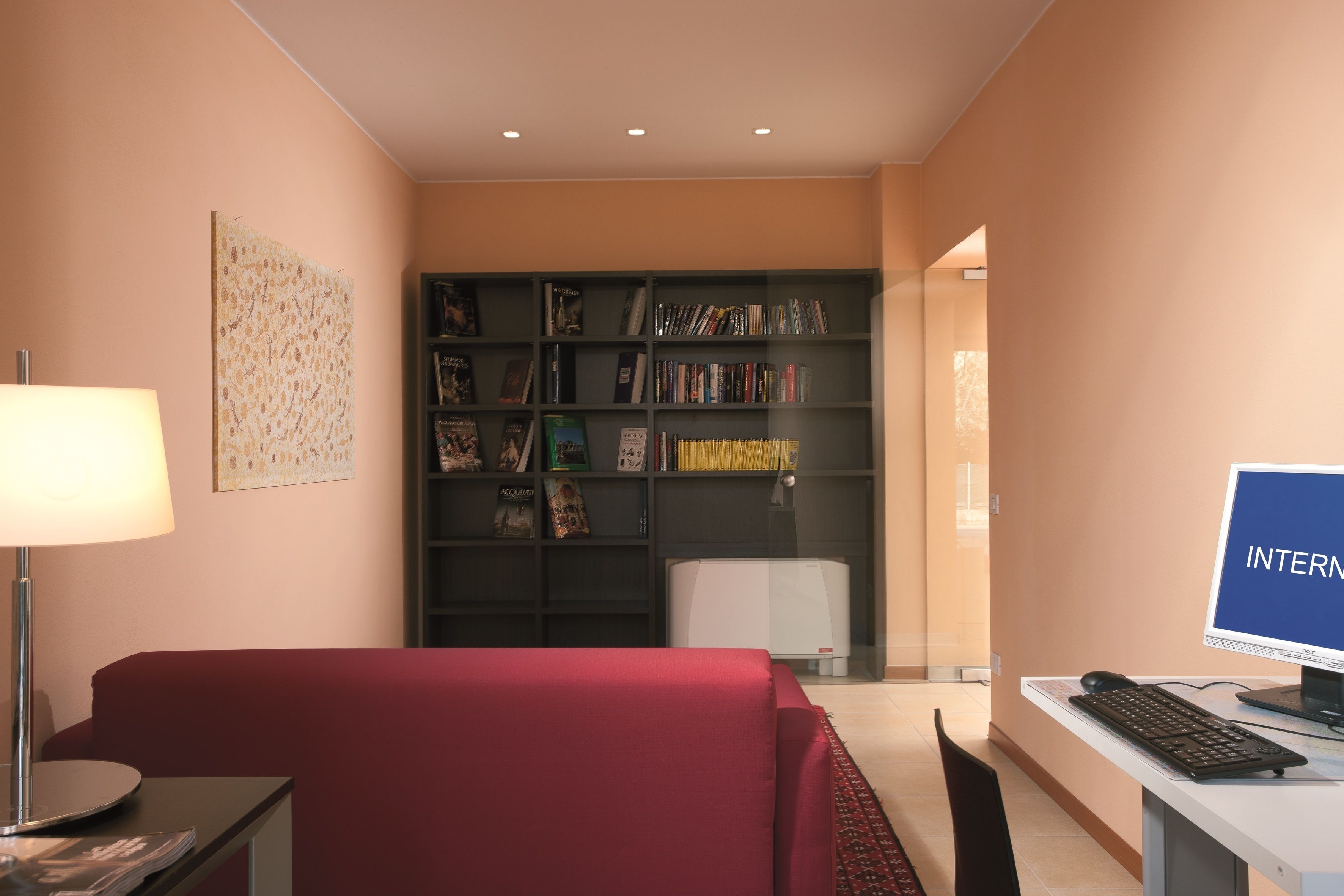 22-inch flat-screen tv with digital channels, tv, first-run films