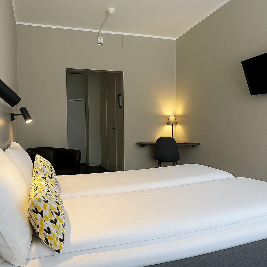 Economy Twin Room | Blackout drapes, rollaway beds, free WiFi, bed sheets