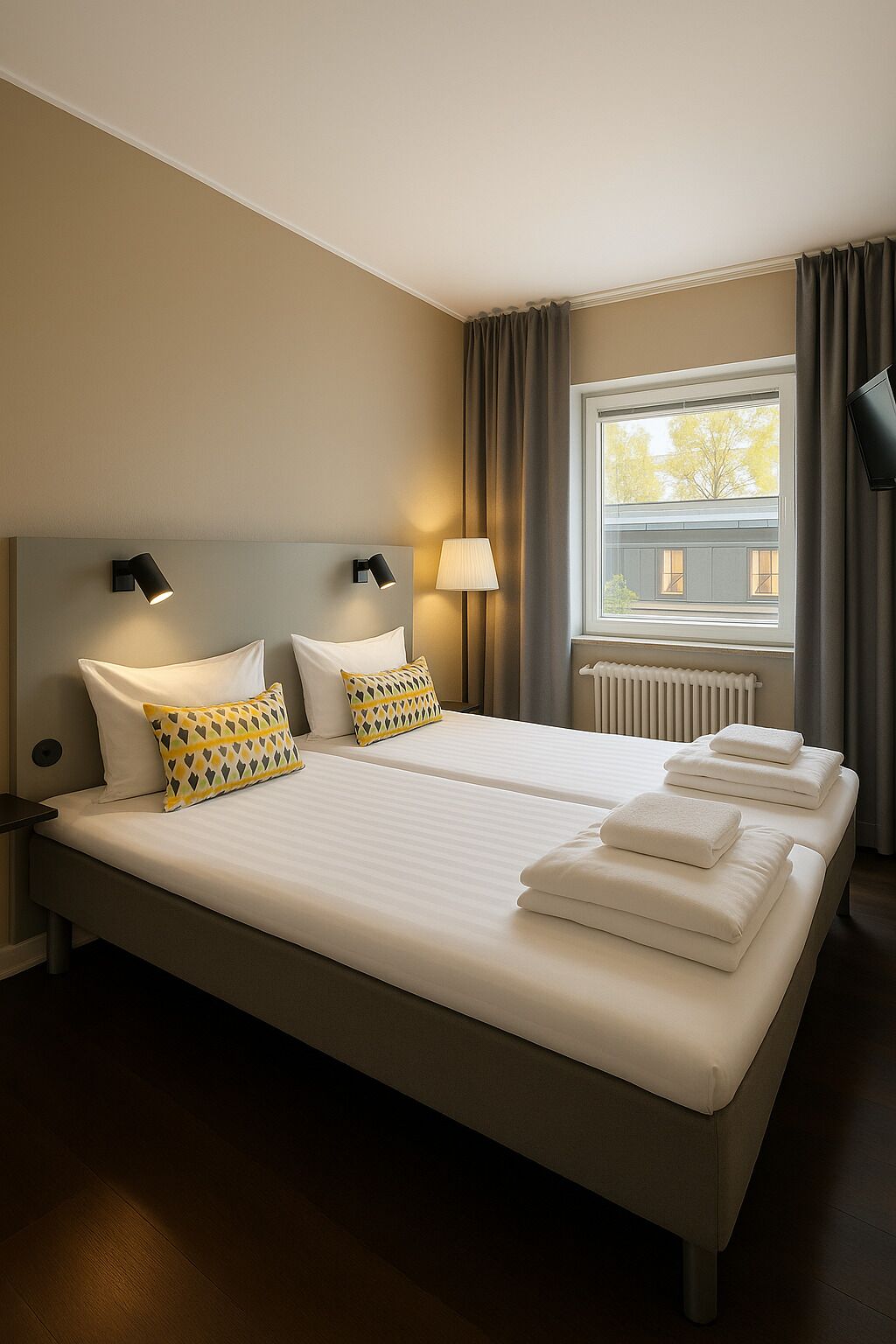 Standard Double Room | Blackout drapes, rollaway beds, free WiFi, bed sheets