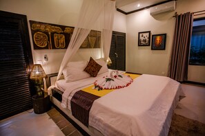 Deluxe Double Room - Free Pickup | Premium bedding, Select Comfort beds, minibar, in-room safe - The Sanctuary Villa Battambang (Battambang)