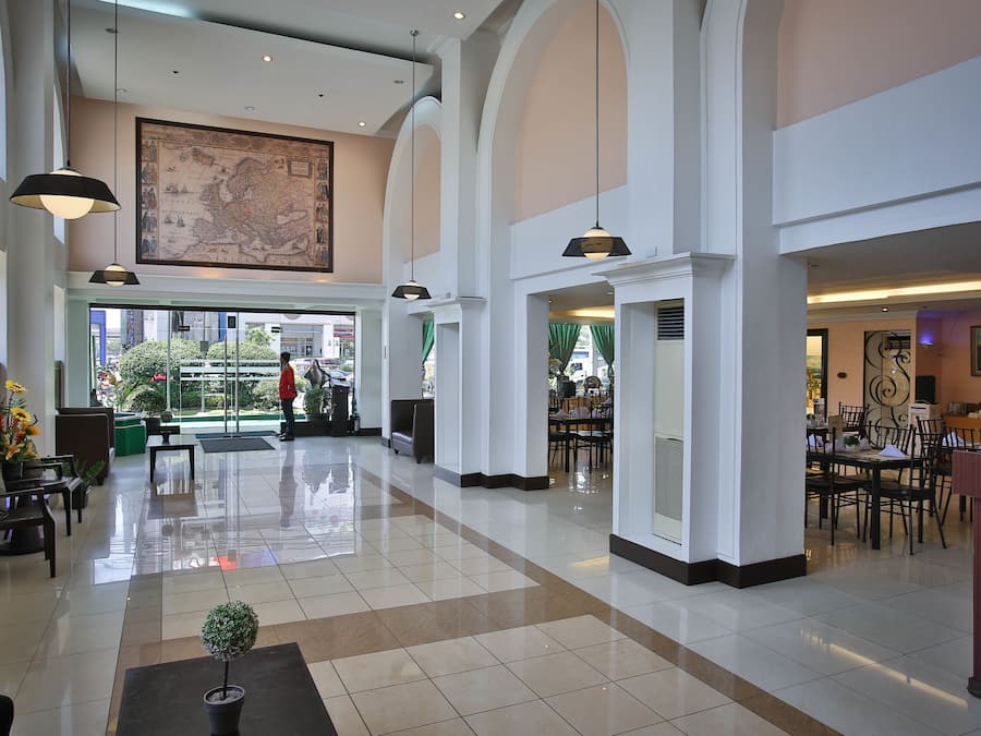 Interior entrance