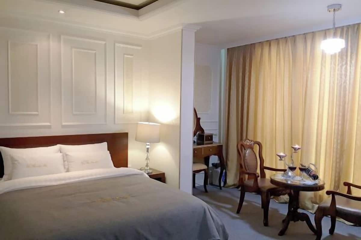 Premium bedding, individually furnished, desk, iron/ironing board