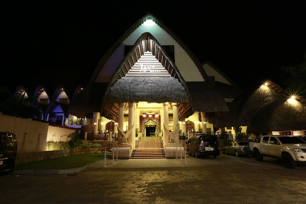 Fassade der Unterkunft â Abend/Nacht