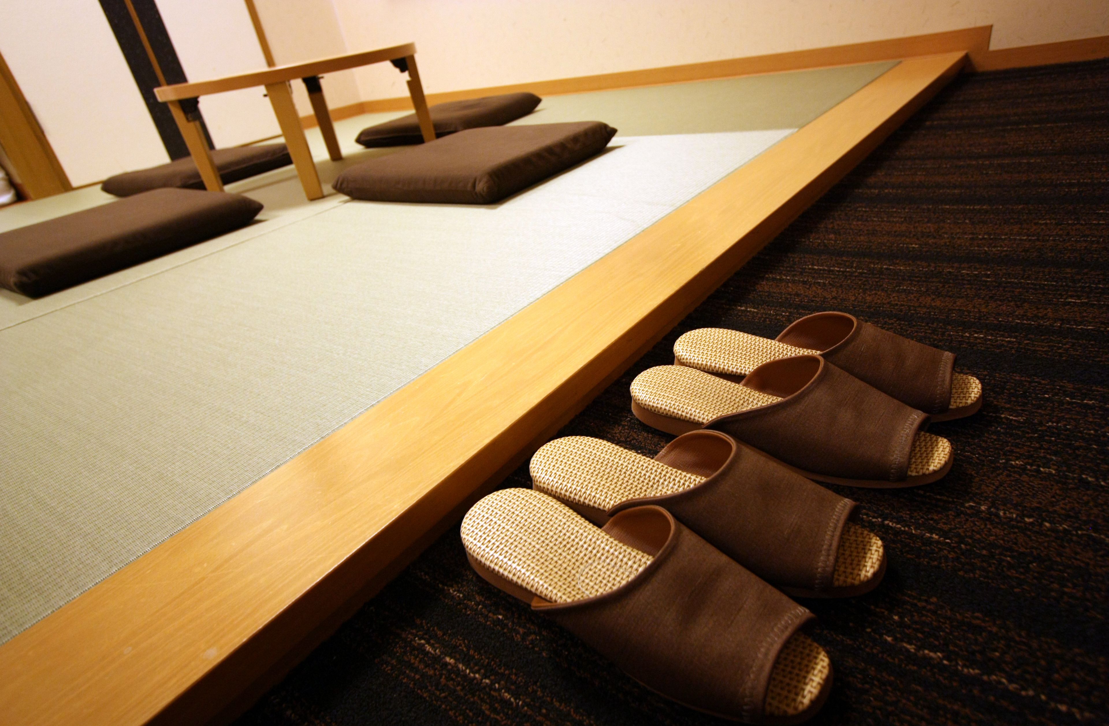 japanese-western style room (2 single beds, additional futon available according to number of adult) | interior
