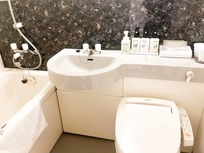 Ensemble douche/baignoire, baignoire relaxante profonde