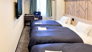 Premium bedding, Select Comfort beds, individually furnished, desk