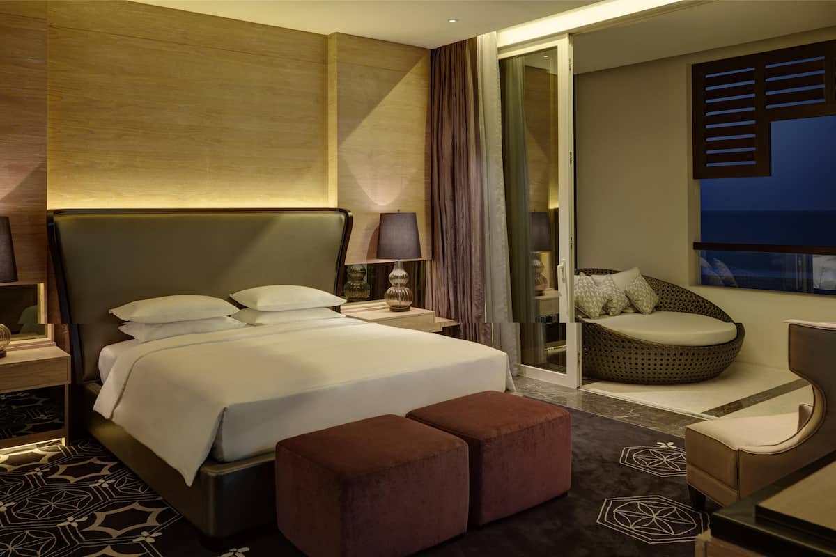 Suíte presidencial (Plunge Pool) | Roupas de cama de algodão egípcio, roupas de cama premium