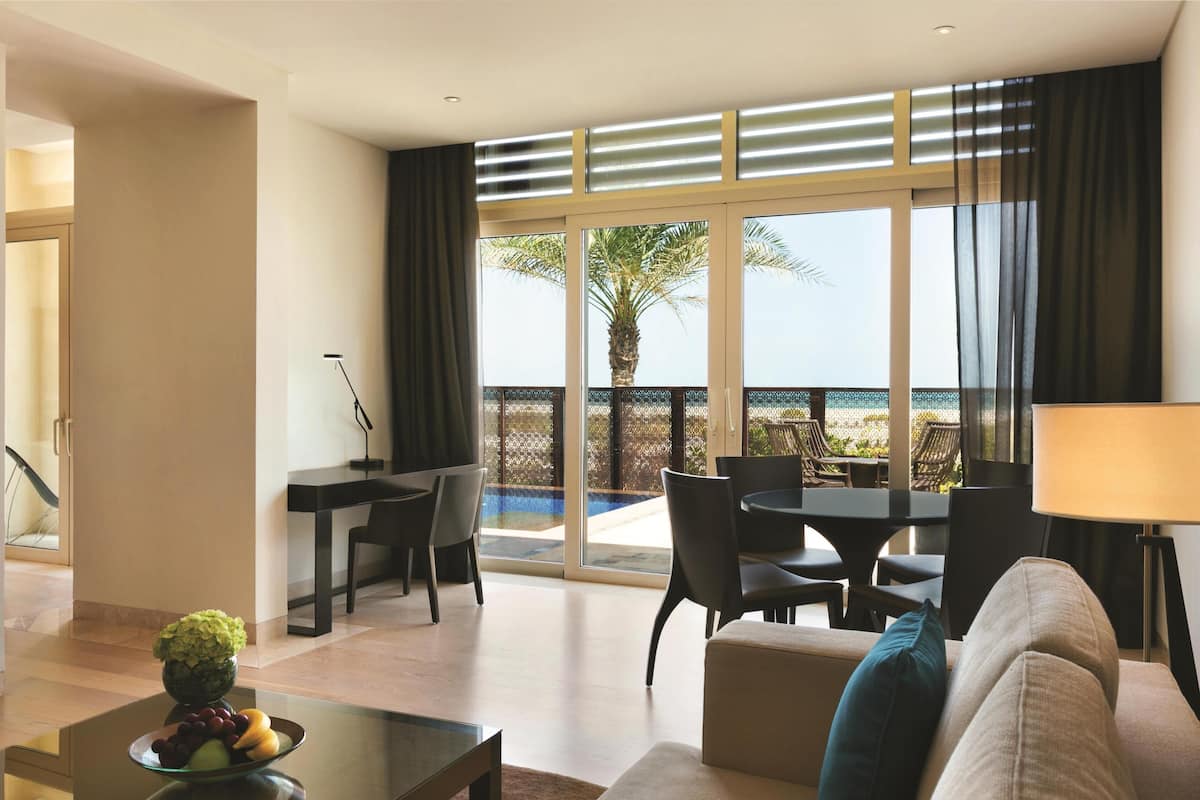 Villa, 1 Bedroom, Beach View (Plunge Pool) | Egyptian cotton sheets, premium bedding, free minibar items