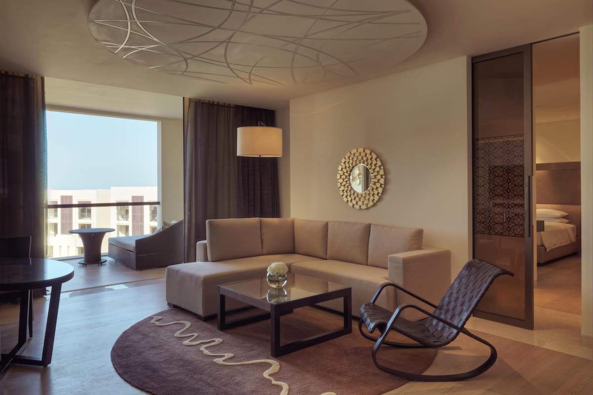 Park, Suite | Egyptian cotton sheets, premium bedding, free minibar items