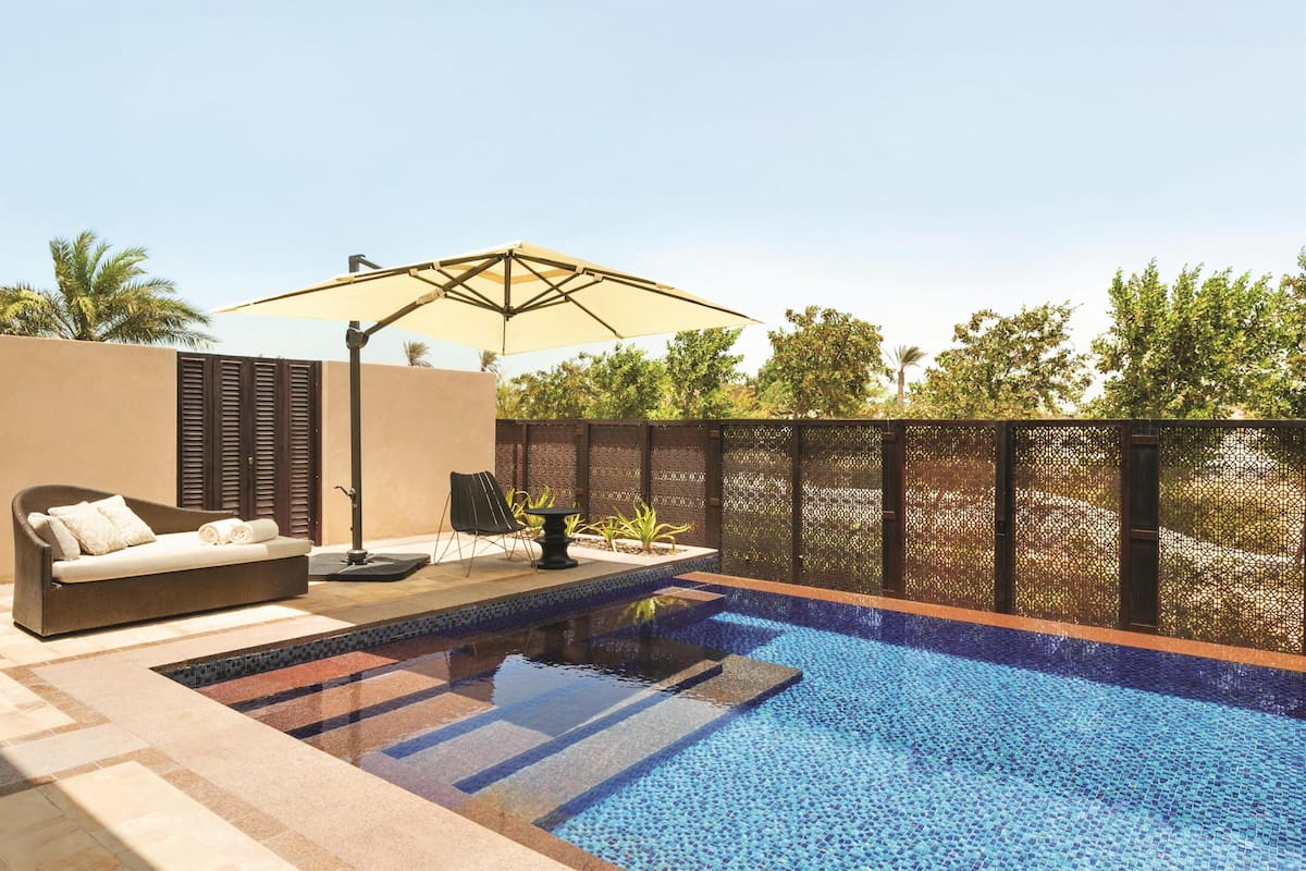 Villa, 1 slaapkamer, uitzicht op tuin (Plunge Pool) | Lakens van Egyptisch katoen, luxe beddengoed
