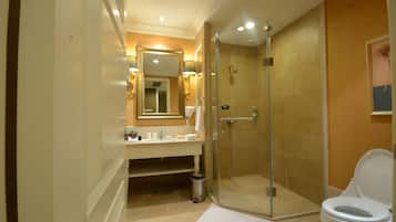 Minibar, desk, rollaway beds, bed sheets