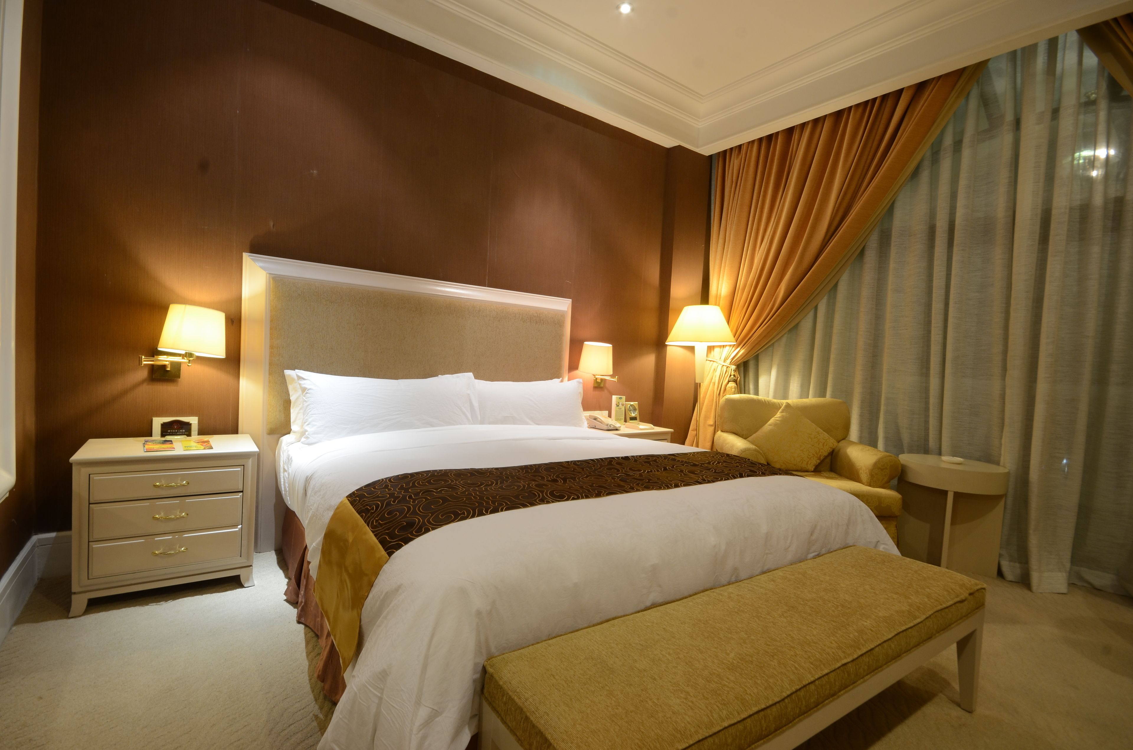 Minibar, desk, rollaway beds, bed sheets