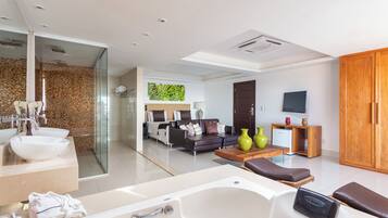 Suíte Deluxe Vista Mar (Personnalité) | Bañera de hidromasaje