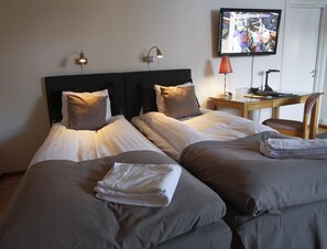 Twin Room | Hypo-allergenic bedding, down duvets, individually decorated, desk - Park Hotell (Luleå)