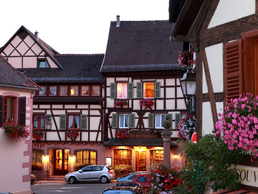 Fassade der Unterkunft