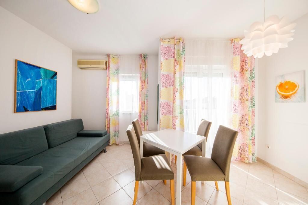 Individually decorated, desk, laptop workspace, blackout curtains