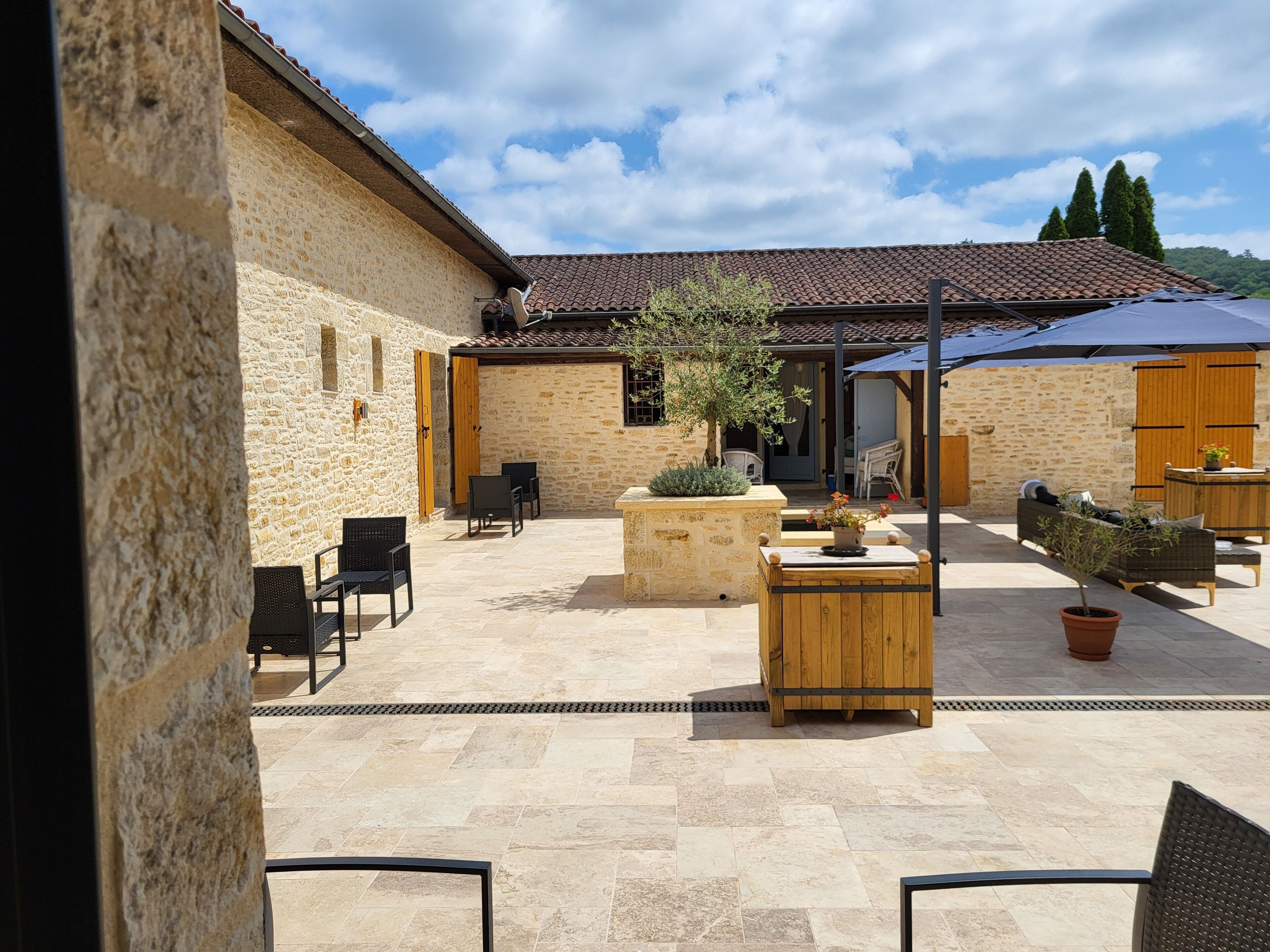Chambre double standard avec terrasse | Terrasse/Patio