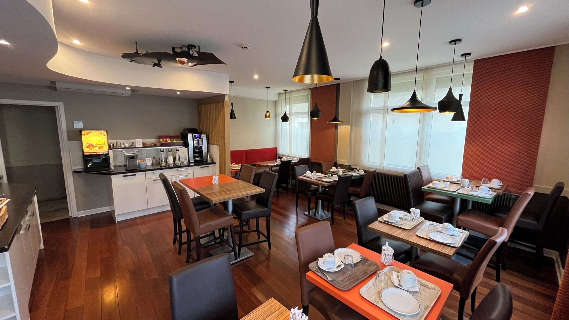 daily buffet breakfast (eur 13 per person)