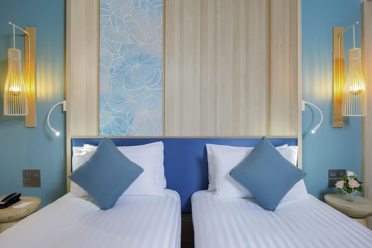 In-room safe, desk, blackout drapes, iron/ironing board