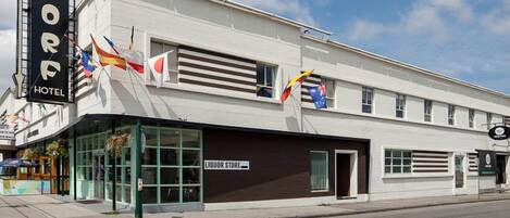 Fachada de la propiedad