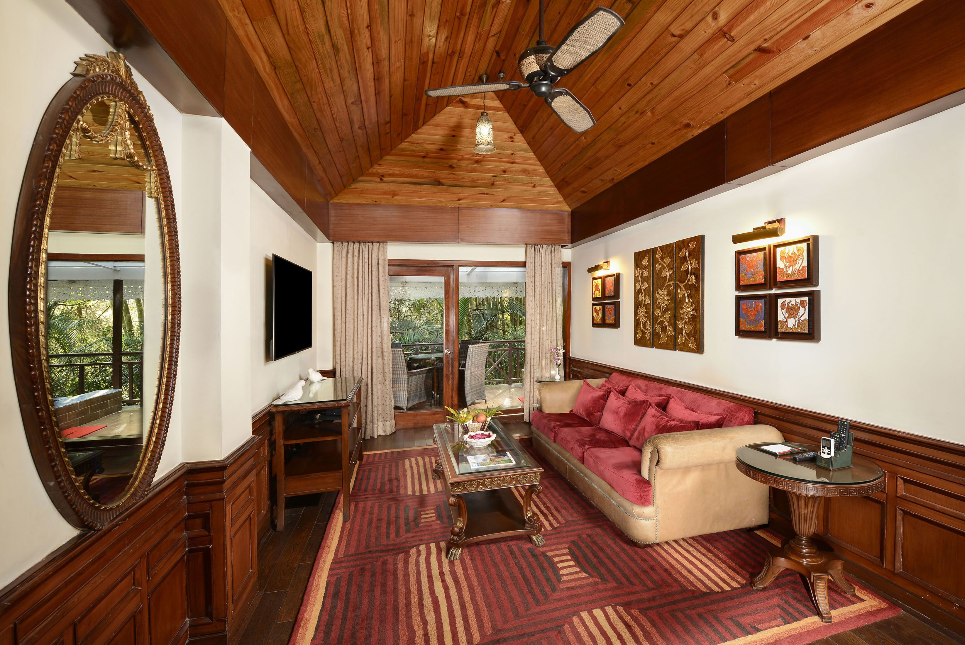 regent villa | living area | lcd tv, dvd player