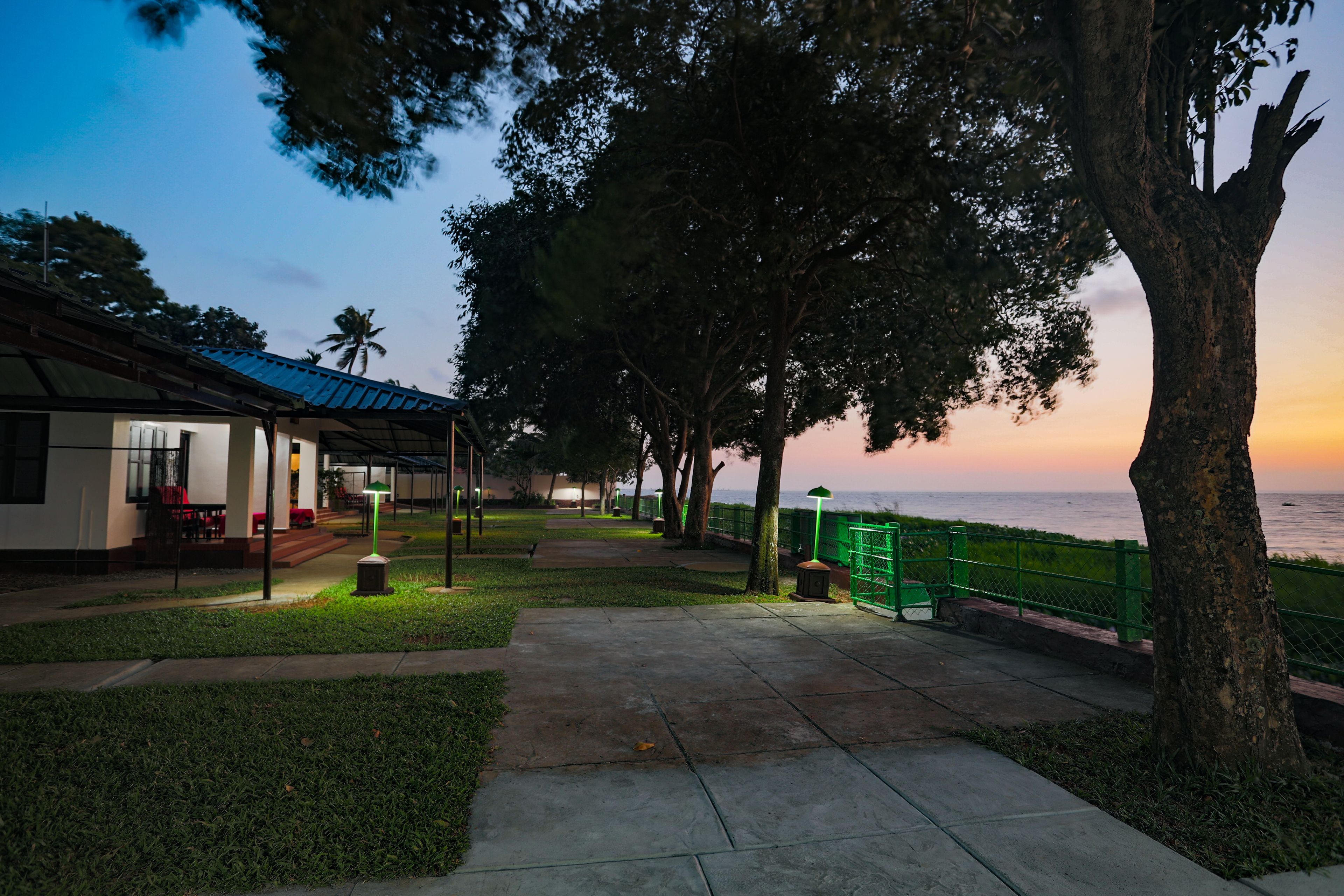 Front of property – evening/night