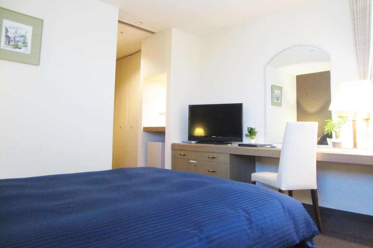 Down comforters, desk, free WiFi