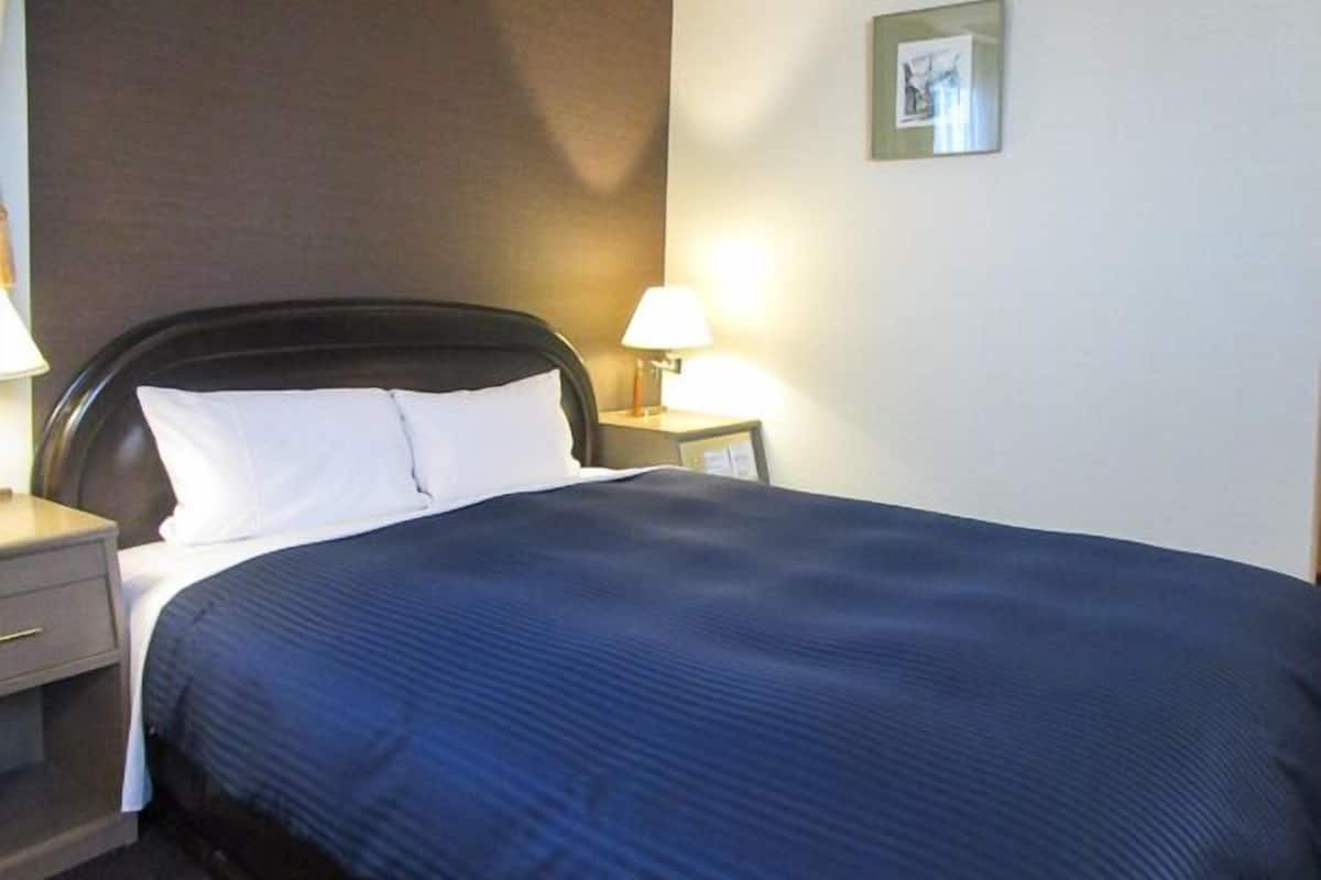Down comforters, desk, free WiFi
