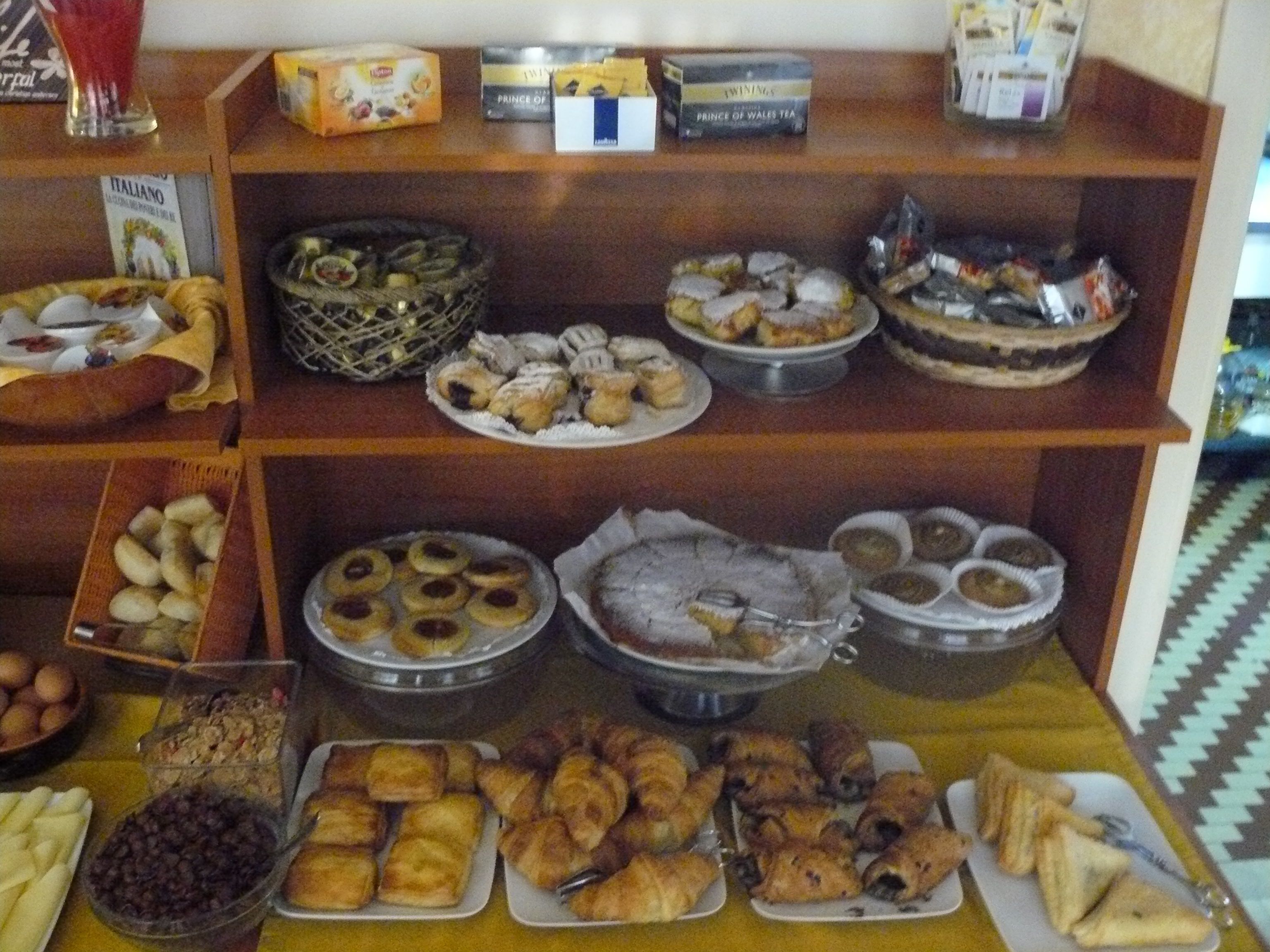 daily buffet breakfast (eur 5 per person)