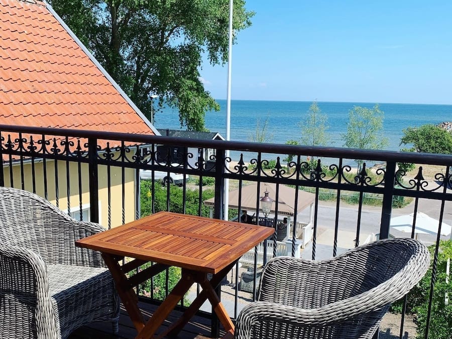 Chambre Double, balcon