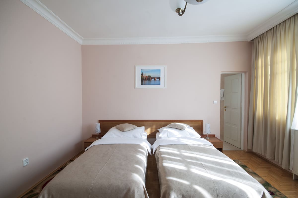 Comfort Double Room | Individually decorated, individually furnished, blackout drapes