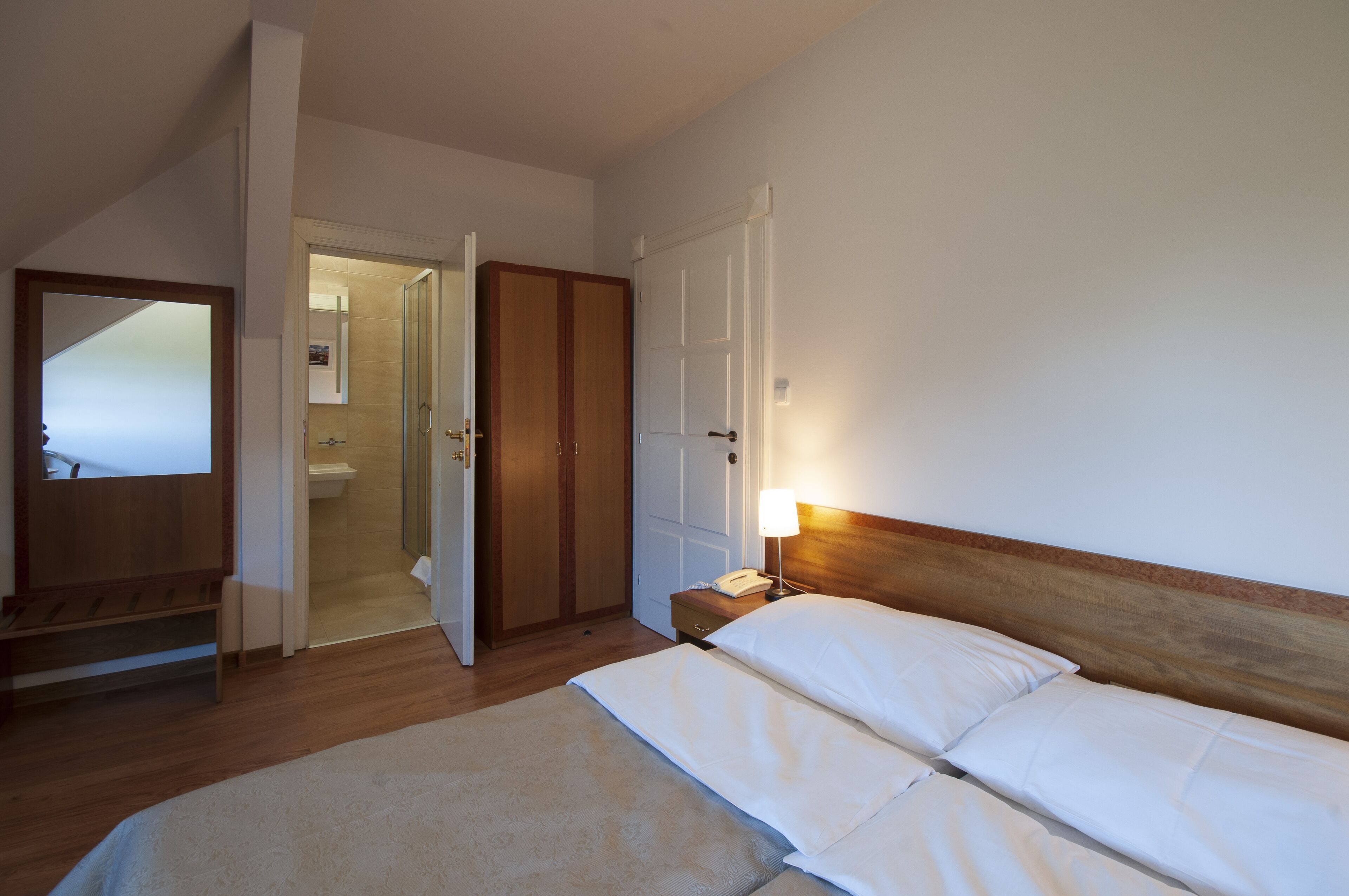 standard double room | living area | tv