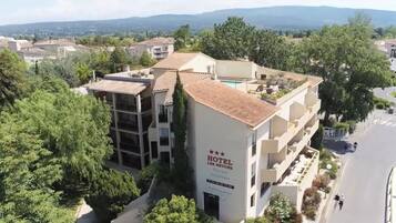 Blick von der Unterkunft