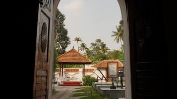 Vue depuis lâhĂ©bergement