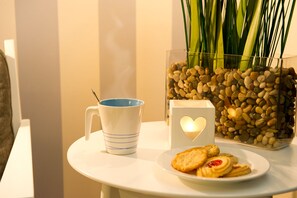 Inbegriffenes FrĂŒhstĂŒck zum Mitnehmen unter der Woche